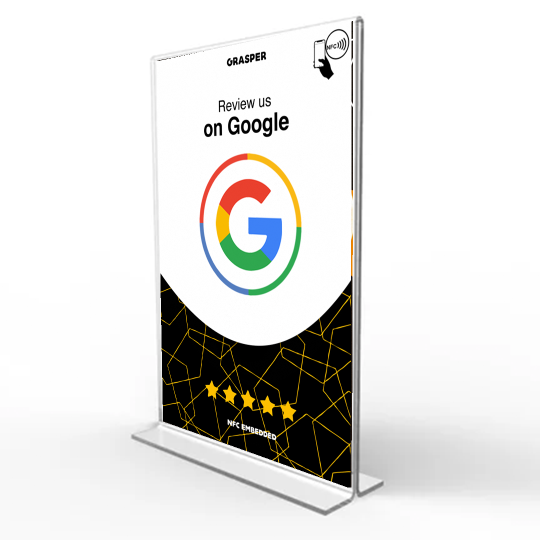 One Tap Review Table Sign